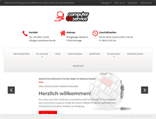 Tablet Screenshot of gs-computerservice.de